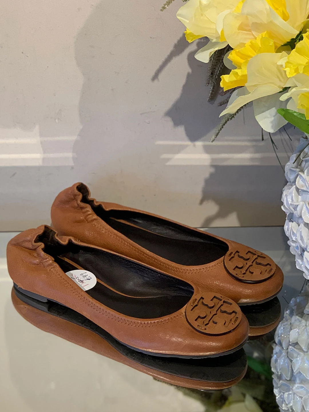 Tory Burch Tan Ballet Flats Size  () - Dress Cheshire | Preloved  Designer Fashion | Boutique in Cheshire