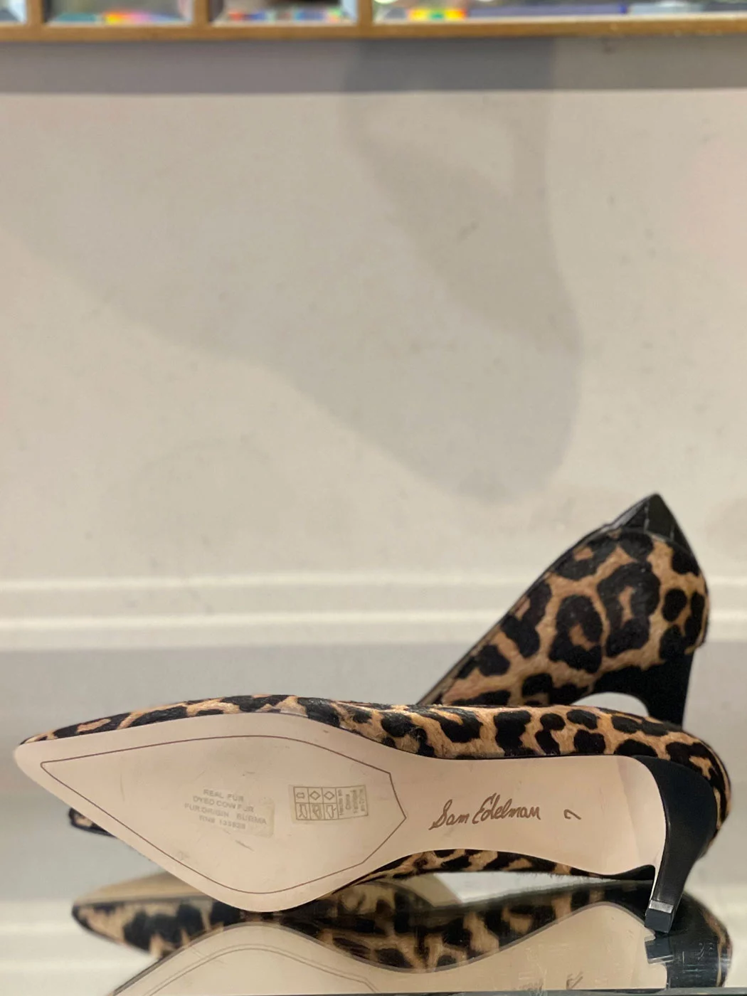 Sam edelman cheetah on sale heels