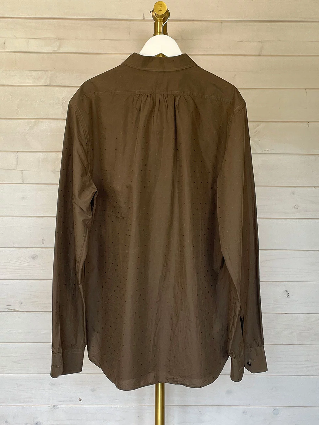 Louis Vuitton Mens Brown Shirt Size L - Dress Cheshire