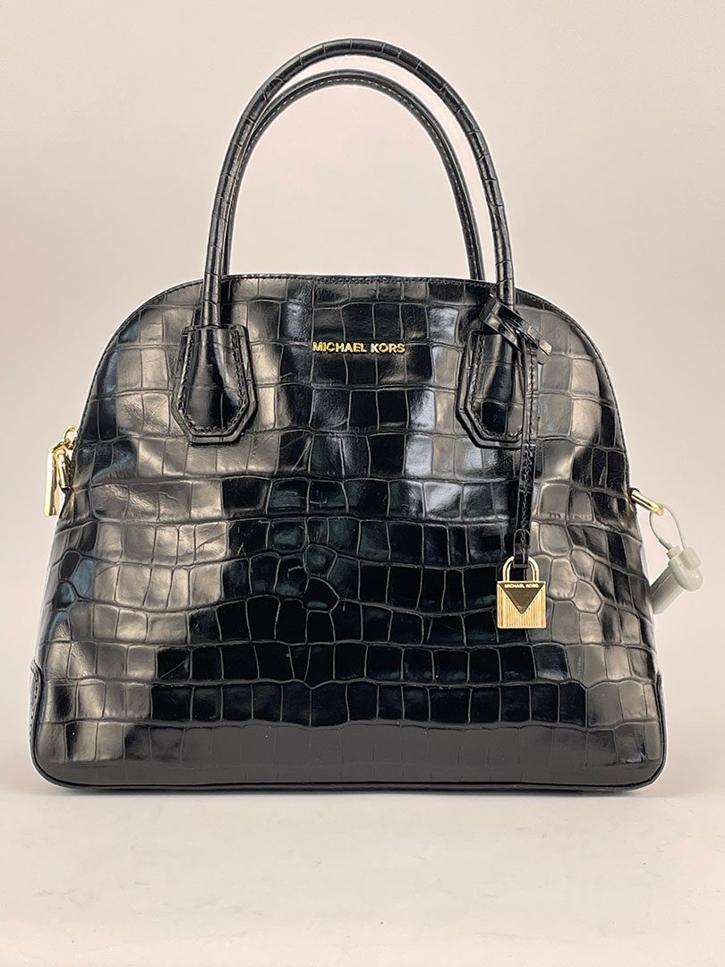 Michael Kors Black Croc Bag Dress Cheshire Preloved Designer Fashion Boutique in Cheshire