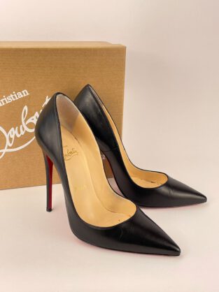 Christian Louboutin Fifi Studded Heels Size 38.5 (UK 5.5) - Dress Cheshire, Preloved Designer Fashion