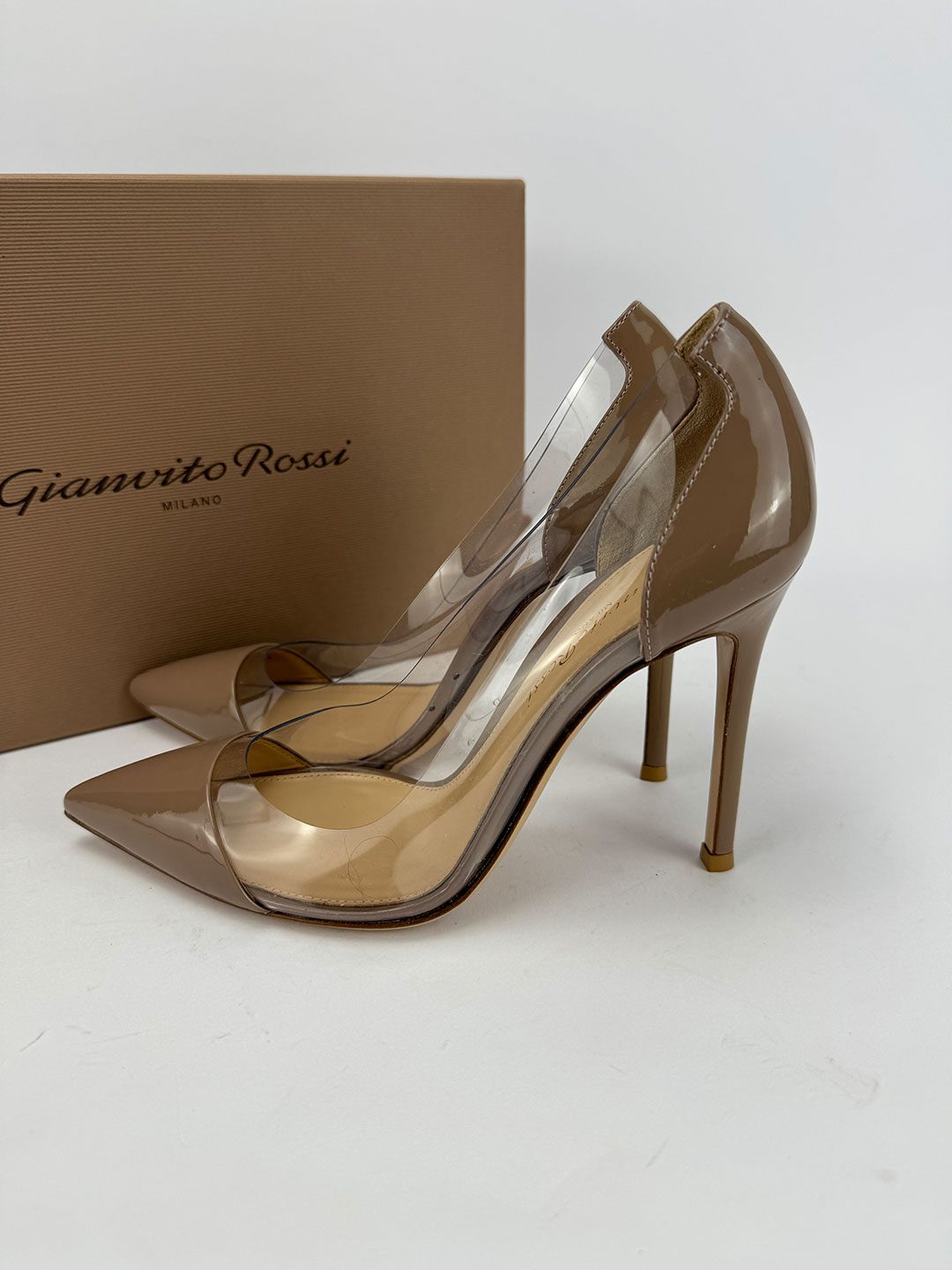 Gianvito rossi deals perspex heels