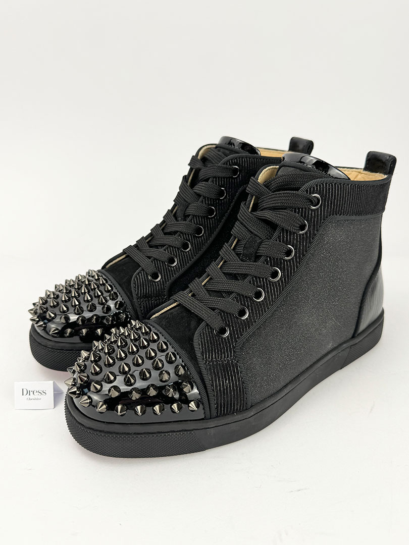 Studded louboutin store sneakers