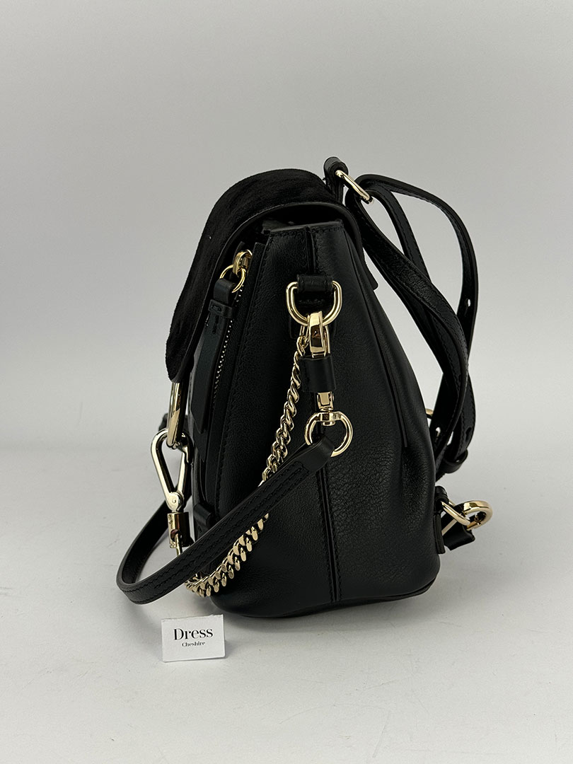 Chloe Faye Black Mini Backpack - Dress Cheshire | Preloved Designer ...