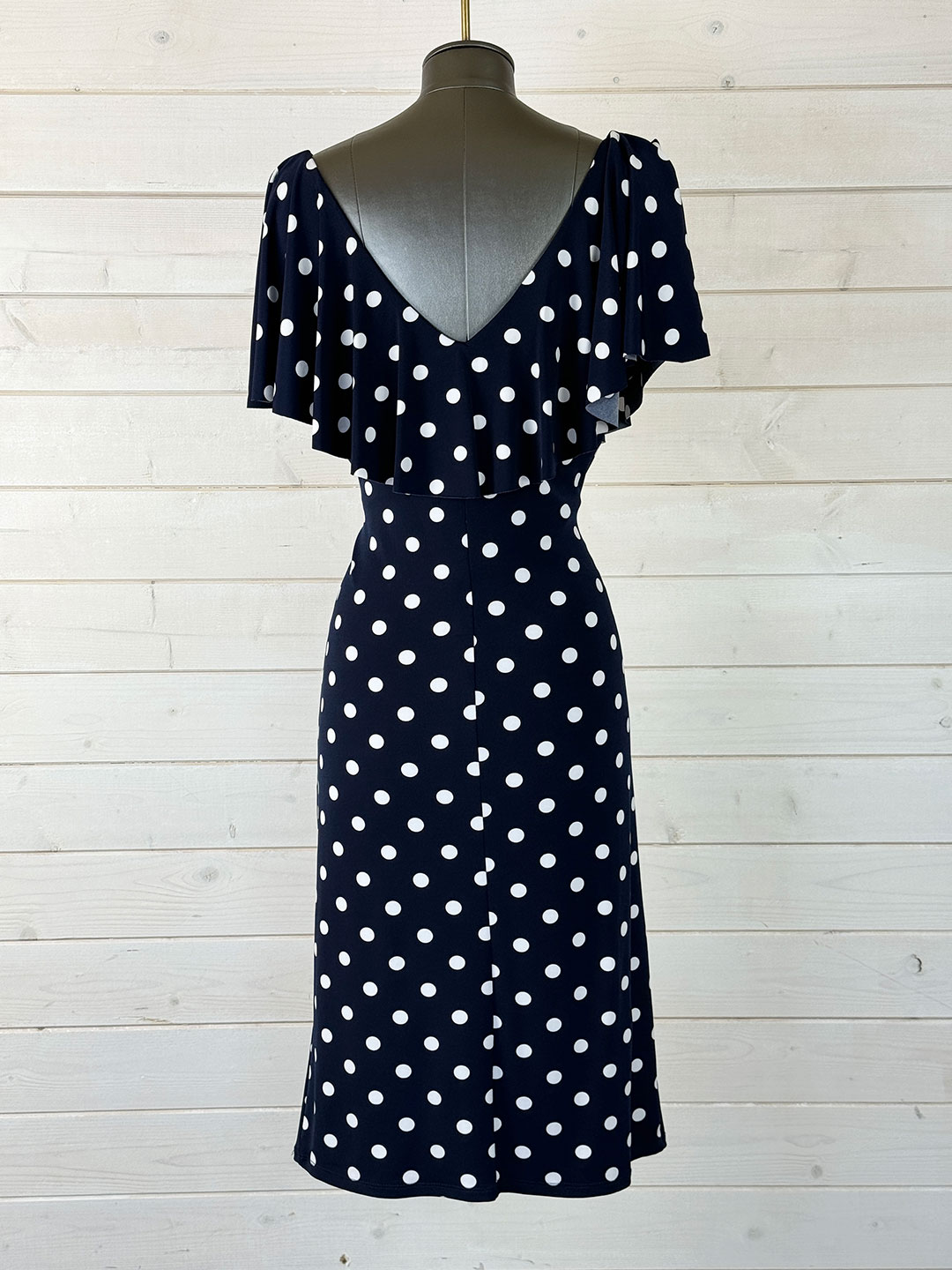 Gina bacconi polka fashion dot dress